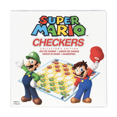 932976.006 juego de tablero Super Mario Checkers 20 min Juego de mesa Estrategia