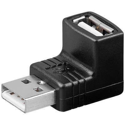 Adaptador USB Acodado 90º