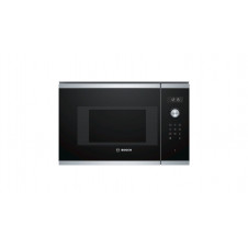 Bosch Serie 6 BFL524MS0 microondas Negro, Acero inoxidable Solo microondas Integrado 20 L 800 W