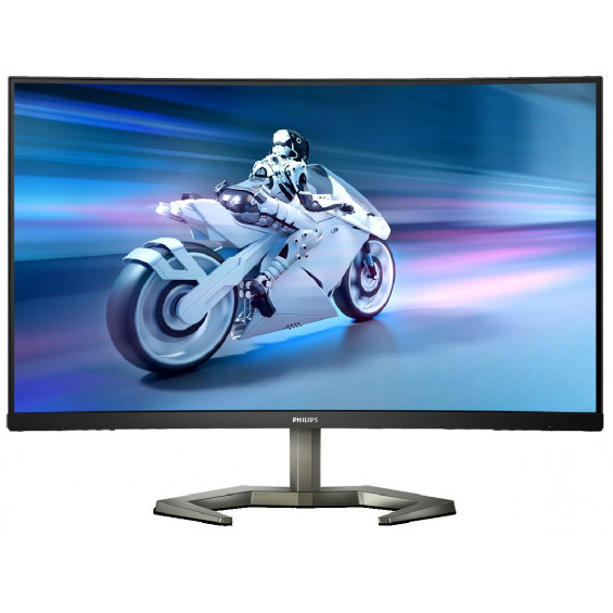Monitor Philips 32M1C5500VL/00, 32 pulgadas, QHD, VA, 165 Hz, 4 ms GtG, curvo, HDR10, HDMI, DisplayPort, clase F, negro