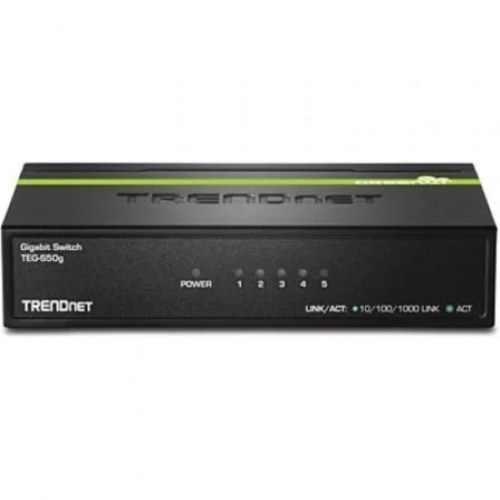 Switch TRENDnet TEG-S50G 5 Puertos/ RJ-45 Gigabit 10/100/1000
