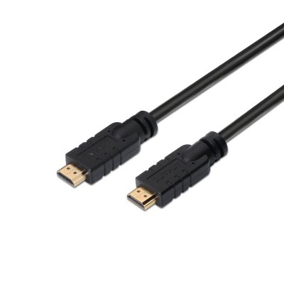Cable HDMI Aisens A120-0374/ HDMI Macho - HDMI Macho/ 20m/ Negro