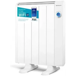 Emisor térmico seco Orbegozo WiFi RRW 800, 800 W, 5 elementos, 3 modos, display LCD, blanco