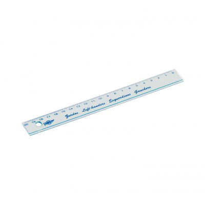 REGLA ESCOLAR FAIBO 20CM ZURDOS