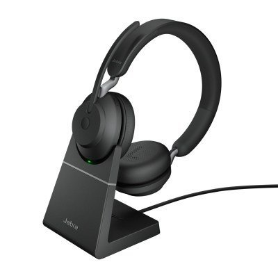 Jabra Evolve2 65 Stereo UC + Ladestation + Link 380 USB-A