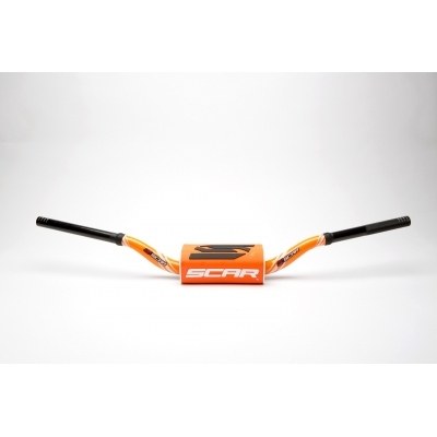 Manillar SCAR O² Ø28,6mm KTM, HVA de aluminio, naranja, morcilla naranja S9151OR-OR