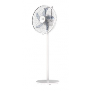 Ventilador de pie Taurus BOREAL16CR GO, 40 cm, 35W, 4 en 1, de pie, de escritorio, de suelo y pared, 5 aspas, 5 velocidades, 3 modos (Normal, Brisa y Noche), batería de 8h, tiempo de carga 4 h, oscilante, mando a distancia incluido