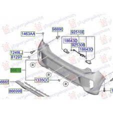 PARACHOQUE TRASERO (O)