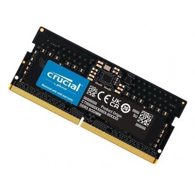 Memoria ram ddr5 8gb crucial - sodimm - 5600 mhz - pc5 41600 cl46