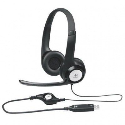 Auriculares Logitech H390/ con Micrófono/ USB/ Negros