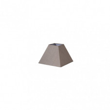 Pantalla Piramide Tenorio E27 Lino Gris 17dx8dx13h