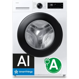 Lavadora Samsung WW80FG5L32AEEC, 8 kg, 1200 rpm, clase A, blanco