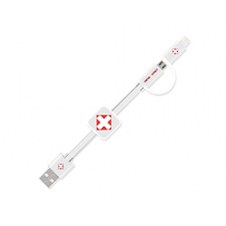 Cable Usb SWISS GO iOS/mUsb-Usb Blanco 1m (SWI503002)