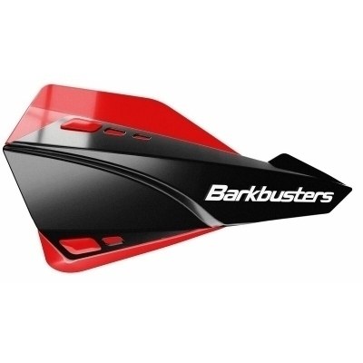 Kit paramanos Barkbusters SABRE Color negro / Color rojo SAB-1BK-00-RD