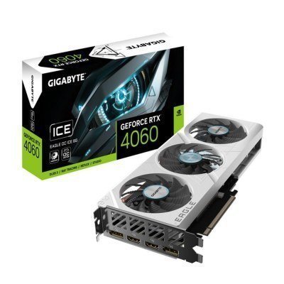 Tarjeta grafica gigabyte nvidia rtx 4060 eagle oc ice 8gb gddr6