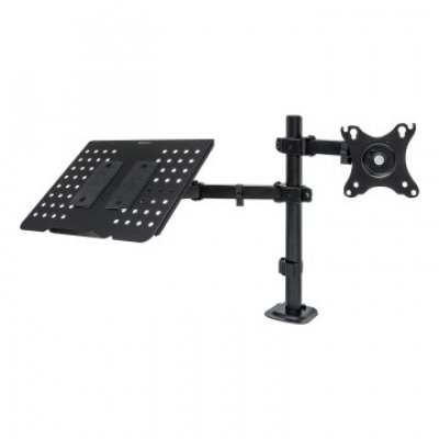 SOPORTE DE MESA UNYKA UK710202 CON SOPORTE PARA PORTÁTIL Y 1 MONITOR DE 13 A 32 VESA 100X100