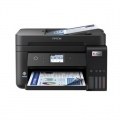 Epson EcoTank ET-4850 - Impresora multifunción - color - chorro de tinta - rellenable - A4 (material) - hasta 15.5 ppm (impresión) - 250 hojas - 33.6 Kbps - USB, LAN, Wi-Fi - negro