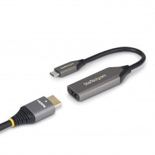 StarTech.com Adaptador USB-C a HDMI - USB Tipo C - 8K60Hz/4K120Hz - Compatible con Thunderbolt/USB4 - Conversor USB C a HDMI 2.1 - HDR10+ - Cable de 2