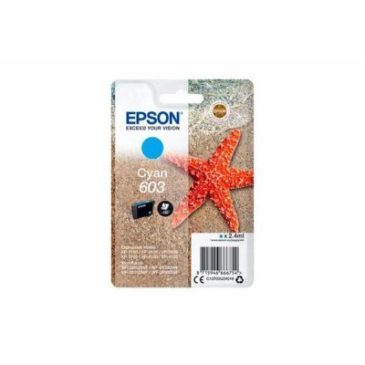 Epson 603 Cyan Cartucho de Tinta Original - C13T03U24010