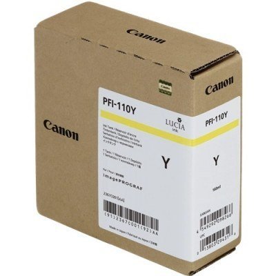 Canon PFI110Y Amarillo Cartucho de Tinta Original - 2367C001