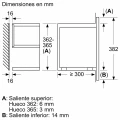 Microondas integrable Siemens BF722L1B1 iQ700, 21 litros, 900 W Inverter, TFT táctil, 7 programas automáticos, humidClean, apertura lateral, negro - imagen 6