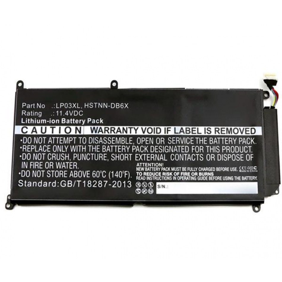 Batería para portátil Hp Envy 15-Ae / 14-J / M6 / 11.4v / Lp03xl / Hstnn-db6x