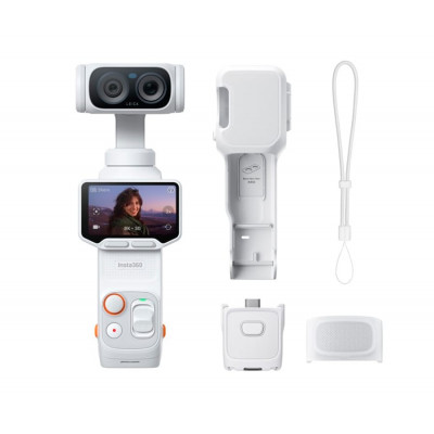 INSTA360 LUNA ULTRA STANDARD BUNDLE STELLAR WHITE / CÁMARA VLOGGING 8K CON DOBLE LENTE LEICA Y ESTABILIZADOR DE 3 EJES