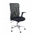Silla Minaya Respaldo Maya Negro Asiento 3D