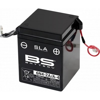 Bateria BS BATTERY SLA sin mantenimiento activada de fábrica - 6N4-2A/A-4 300916