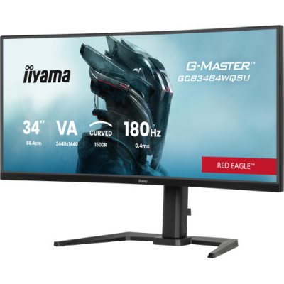 TFT 34.0/86.4cm Iiyama G-Master GCB3484WQSU Red Eagle 21:9 curved