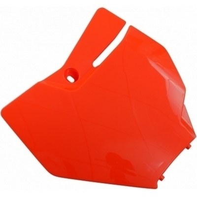 Porta-números delantero UFO Neon naranja KTM SX85 KT04087#FFLU