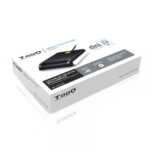 LECTOR TARJETAS EXTERNO TOOQ TQR-210B DNIE USB 2.0 NEGRO