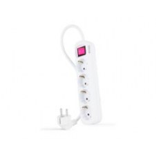 Regleta Nanocable 4xschuko Interruptor
