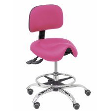 Piqueras y Crespo Taburete Zarza similpiel rosa