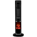Calefactor cerámico de torre Orbegozo CR 5039, 2.000 W, negro