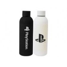 Botella Acero 600ml PlayStation Blanca/Negra PLSZ00321