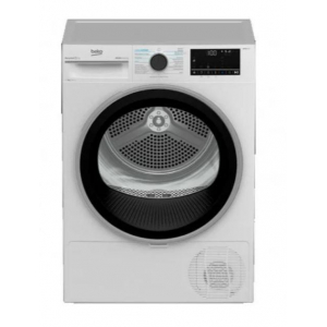 Secadora con bomba de calor Beko B5T43243, 9kg, clase A+++, 63dB, OptiSense, 15 programas, blanco