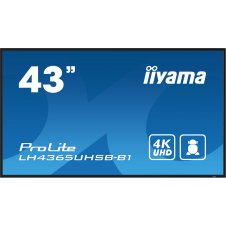 iiyama LH4365UHSB-B1 pantalla de señalización Diseño de quiosco 108 cm (42.5