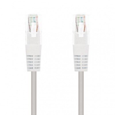 Cable de Red RJ45 UTP Nanocable 10.20.0100-W Cat.5/ 50cm/ Blanco
