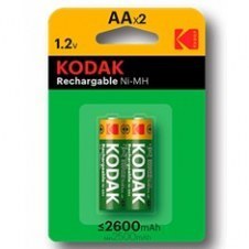 Blister pilas kodak recargables ni - mh aa lr6 2600 mah - blister 2 pilas