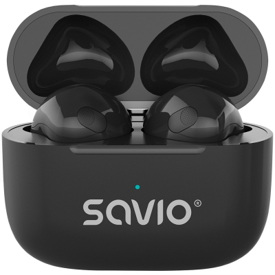 TWS-02 PRO auricular y casco Auriculares Inalámbrico Dentro de oído Música/uso diario USB Tipo C Bluetooth Negro