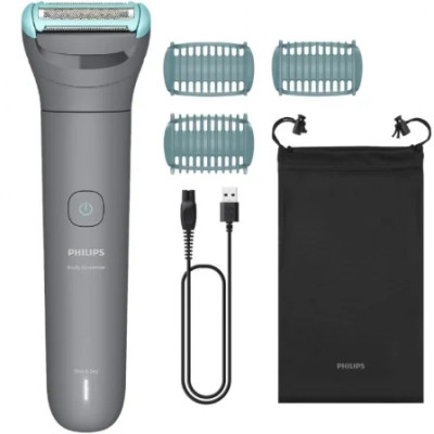 Cortabarbas Philips Body Groomer BG3485/15/ con Batería/ 3 Accesorios