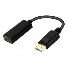 Ewent EC1456 adaptador de cable de v?deo 0,15 m DisplayPort HDMI tipo A (Estándar) Negro