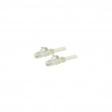 StarTech.com Cable de Red Ethernet Cat6 Sin Enganche de 5m Blanco - Cable Patch Snagless RJ45 UTP - N6PATC5MWH