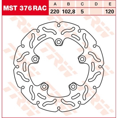 Discos de freno RAC TRW MST376RAC