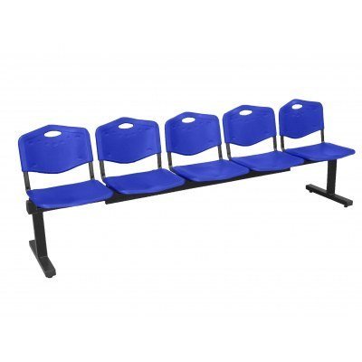 Bancada Robledo 5 plazas PVC color azul