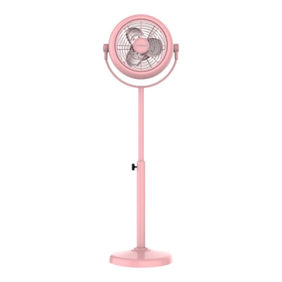 Cecotec EnergySilence 250 ClassicStyle Ventilador de Pie con 3 Aspas - 25W - Diametro de 10 - Inclinacion Ajustable - 2 Velocidades - Elegante y Minimalista - Rejilla Protectora - Color Rosa