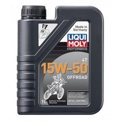 Botella de 1L aceite Liqui Moly HC sintético 15W-50 Off road 3057