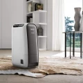 Deshumidificador De'Longhi DNS65, 6 litros/día, 34 dB, drenaje continuo, blanco - imagen 2