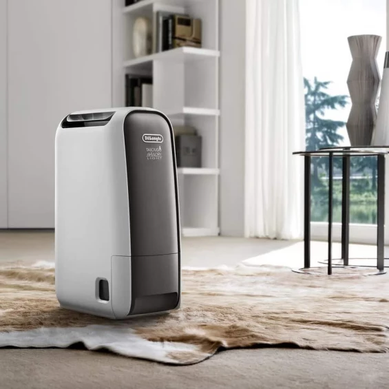 Deshumidificador De'Longhi DNS65, 6 litros/día, 34 dB, drenaje continuo, blanco - imagen 2